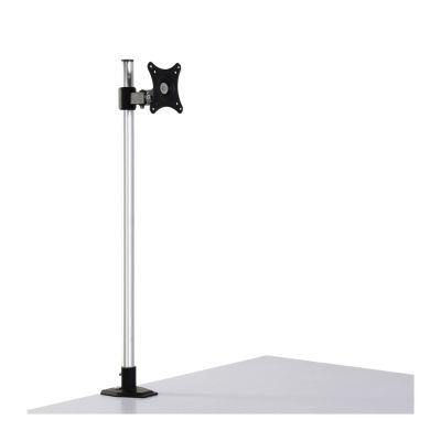 ADBWEKKF Sit-Stand 17-27inch Monitor Holder Stainless Steel TV Mount Stand Column Height 90cm Loading 4.5kgs
