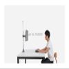 ADBWEKKF Sit-Stand 17-27inch Monitor Holder Stainless Steel TV Mount Stand Column Height 90cm Loading 4.5kgs view 3