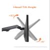 ADBWEKKF G08-24 Dual Monitor Desktop Mount Bracket for 13 to 27-Inch LCD Screens Rotate & Tilt Adjust Two-Arm Desk Stand Support view 4