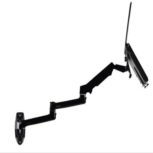 ADBWEKKF V63WT / XSJ8013WT Wall Mount Laptop Holder Ultra Long Arm Mechanical Spring Full Motion 2 in 1 Laptop Monitor Holder Lapdesk(XSJ8013WTB)