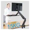 ADBWEKKF NB40 Height Adjust Computer Sit Stand Workstation 22-32 Inch Monitor Mount Bracket with Keyboard Plate Desk Stand view 1