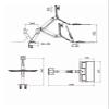 ADBWEKKF NB40 Height Adjust Computer Sit Stand Workstation 22-32 Inch Monitor Mount Bracket with Keyboard Plate Desk Stand view 2