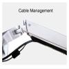 ADBWEKKF V63W / XSJ8013W Wall Mount Aluminum Ultra Long Mechanical Spring Arm Monitor Support Full Motion Monitor Holder Mount Bracket(XSJ8013WB) view 3