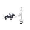 ADBWEKKF OA-1S Aluminum Dual Arm Swivel LCD Monior Holder+ Laptop Holder Stand Table F 9inch 10inch Pad Desk Mount(for Thick Desk) view 3