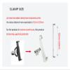 ADBWEKKF OA-1S Aluminum Dual Arm Swivel LCD Monior Holder+ Laptop Holder Stand Table F 9inch 10inch Pad Desk Mount(for Thick Desk) view 4