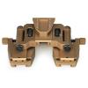 WJQZJDAMAI NVG30 NVG10 PVS-14 Binocular Bridge Mount Night Vision Goggles Bracket Metal Helmet Mounting Mount Multi-Function 90 Degree NVG Mount, Gold, Silver,Black view 1