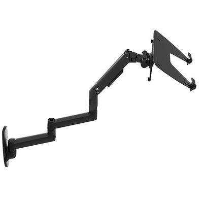 ADBWEKKF V63WT / XSJ8013WT Wall Mount Laptop Holder Ultra Long Arm Mechanical Spring Full Motion 2 in 1 Laptop Monitor Holder Lapdesk(V63WTB)