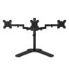 ADBWEKKF Desktop Full Motion 360 Degree Triple Screen Monitor Holder 10"-24" LCD LED Monitor Mount Arm Loading 8kgs Each Head(Desktop Clamping) view 2