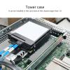 Solid Drives Mount 2.5" 3.5" Holder for Desktop Card Slots Optimizes Space Durability Metal Construction view 2