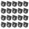 20Keys Original Height 1U 1X Transparents Crystal Blanks Keycaps for MX Switches Gaming Keyboards Game Lovers view 1