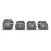 20Keys Original Height 1U 1X Transparents Crystal Blanks Keycaps for MX Switches Gaming Keyboards Game Lovers view 4