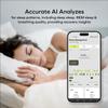 MOMAX 1-Sense Active Smart Ring for Fitness, Sleep, Heart Rate Tracker with Touch Control & 5ATM Waterproof, No APP Subscription, Luxury Ceramic Health Ring for Men&Women, Android & iOS Compatible view 3