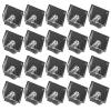 20Keys Original Height 1U 1X Transparents Crystal Blanks Keycaps for MX Switches Gaming Keyboards Game Lovers view 1