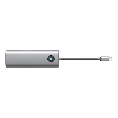 10Port USB C Adapter Video VGA 1000M Ethernet 100W Power Fast USB3.0x3 Data Port Enhances Connection Fast Charging