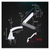ADBWEKKF Aluminum 27inch 2-7kg 360 Rotate Clamp Air Press Gas Strut LCD Tv Table Mount Monitor Gas Spring Screen Desktop Support Bracket(White) view 4