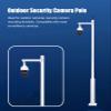 Blazea Tall Security Camera Pole Outdoor, Floor Mount Security Camera Stand for Solar Panel/CCTV Camera, Weatherproof Surveillance Camera Pole White(2m (6.6ft)) view 2