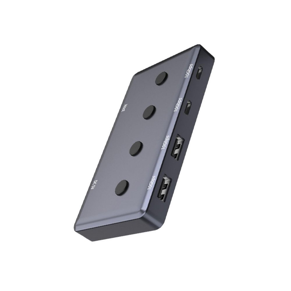 5 in 1 USB Hubs USB Splitter USB Expander with Single Button Operate for Laptop Accessories Keyboards Expansion