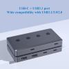5 in 1 USB Hubs USB Splitter USB Expander with Single Button Operate for Laptop Accessories Keyboards Expansion view 3