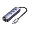 USB/Type C to Ethernet Adapter 5Gbps Data Transmission USB Hubs Integrated Gigabit Ethernet for Operating Systems view 4