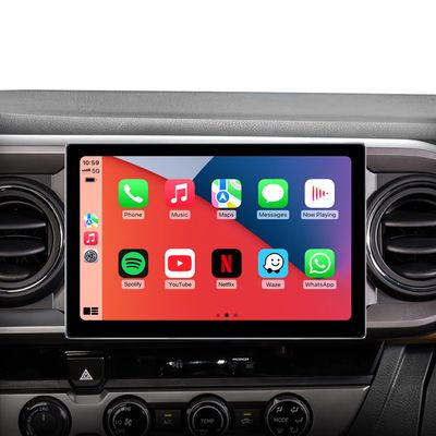11.5'' Car Radio Stereo Upgrade for Toyota Tacoma 2016-2022 with Android12/5G WiFi/Wireless CarPlay/Android Auto/Touch Screen/GPS Navigation/BT/FM/AM/RDS/HD Backup Camera (8Core 4GB+64GB)