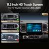 11.5'' Car Radio Stereo Upgrade for Toyota Tacoma 2016-2022 with Android12/5G WiFi/Wireless CarPlay/Android Auto/Touch Screen/GPS Navigation/BT/FM/AM/RDS/HD Backup Camera (8Core 4GB+64GB) view 2