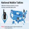 TIDRADIO TD-M2 Global Rapid Unlimited Range Walkie Talkies, National 4G LTE Long Distance 2-Way PoC Radios with SIM Cards, APP Manage Groups, for Family, Logistics, Company, 2 Pack view 4