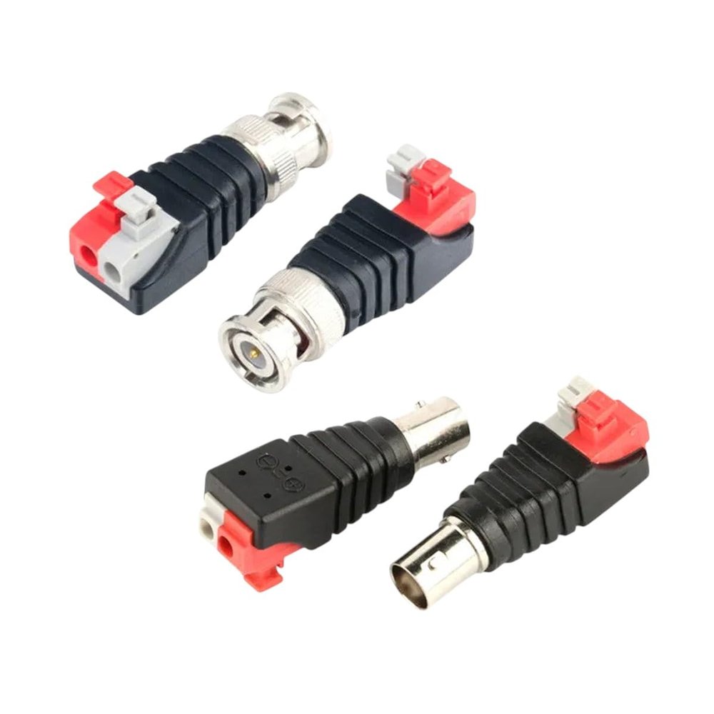 AIWENINHIN 2/5/10Pcs Q9 Plug 75-5 Press Bnc Connector Analog Surveillance Camera Welding-Free Bnc Video Cable Copper Core Interface