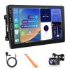 2G+64G Car Stereo for Jeep Wrangler/Compass/Grand Cherokee/Dodge Ram/Patriot/Liberty Android 13.0 10.1" HD Touch Screen Radio Bluetooth GPS Navigation, 2.4GHz & 5GHz WiFi, SWC, DSP 36-EQ AHD view 1