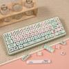 1Set Keycaps Milk Green Cartoon Keycaps Dye Sublimation for Mechanical Keyboards view 2