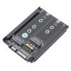 BAFOVY Dual NGFF B M Key M.2 SSD Card 6Gbps III Interface 2.5inch Combo HDD Disk Drive for 2230 2242 2260, M.2 NGFF to Adapter Card with Frame Bracket, Transparent to OS, No view 3
