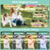 Digital Camera, Kids Camera with 32GB Card, FHD 1080P 44MP Vlogging Camera, 16X Zoom Point and Shoot Digital Camera Compact Portable Rechargeable Cameras for Teens Boys Girls Students Seniors-Green view 4