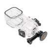 147FT/45M Underwater Water Proof Diving Housin Fit for X3, Invisible Dive Protective Cover Shell Case for Insta 360x3 Action Camera Accessory Kit view 3