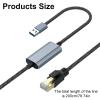 Gigabit Ethernet USB3.0 Networking Adapter Heat Dissipation Nylon Weave Not More Disconnections view 3