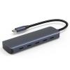 1pc USB C Hubs USB C Hubs Expand Laptop with 4 USB C and 1 Power Delivery Port Aluminum Designs 17cm Extended Cable view 4
