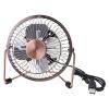 4/6inch Small USB Desk Fan Quiet Fan Metal Strong Airflows 360 Degree Adjustable Cooling Fan For Desktop Outdoor view 1
