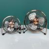 4/6inch Small USB Desk Fan Quiet Fan Metal Strong Airflows 360 Degree Adjustable Cooling Fan For Desktop Outdoor view 3