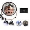 4/6inch Small USB Desk Fan Quiet Fan Metal Strong Airflows 360 Degree Adjustable Cooling Fan for Desktop Outdoor view 3