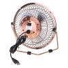4/6inch Small USB Desk Fan Quiet Fan Metal Strong Airflows 360 Degree Adjustable Cooling Fan for Desktop Outdoor view 4