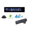 10.88IPS Touch Screen OEM Rearview Mirror Dash Cam with Special Bracket 3 Channels Car Cameras Front Inside Rear Triple Lens Android 10.0 OS WiFi Network ADAS GPS Navigation 4G LTE Remote Live View view 3