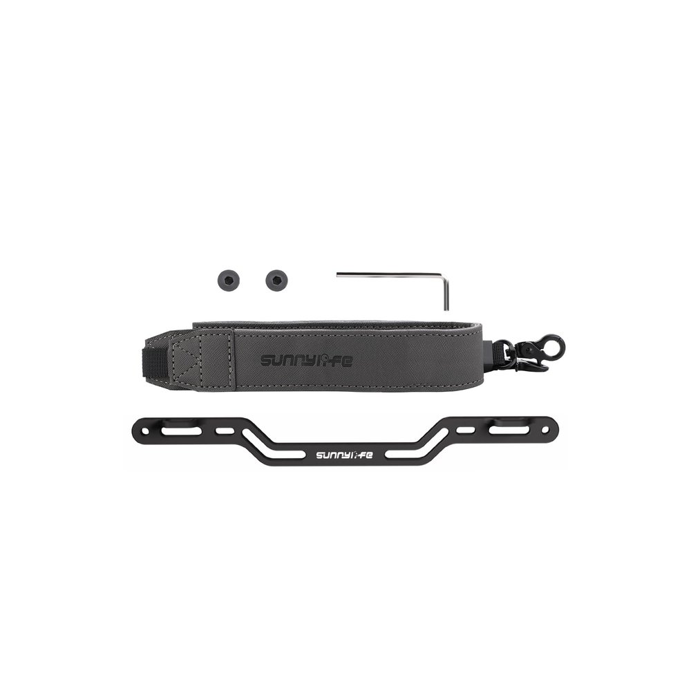 BTG Multi-use Hook & Comfortble Strap for DJI RC PLUS 2 1 Controller Accessories PU Leather Neck Strap