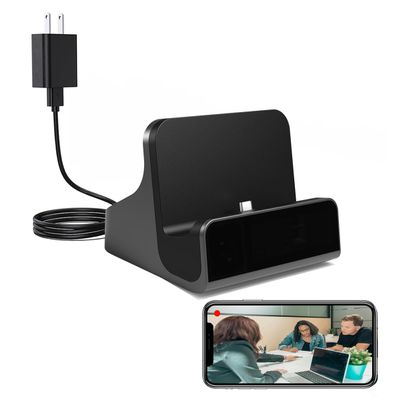 LIZVIE USB-C Phone Charger - 2k & Wireless 5G Night Vision 24/7 Motion Detection - App View Control Loop SD Storage Night Vision for Home & Office Security.