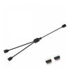 VCALDGFZ 12V/4pin 5V/3-pin Aura RGB Extension Adapter Cable,Motherboard to 2 Or 3 4 5 Connects Splitter Hub(12V 1 to 2) view 1