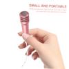 EPIGEIST 2pcs Mini Mobile Phone Microphone Portable K Singing Bar Microphone Headphones Cell Phone Recording (Rose Gold) Random Style view 2