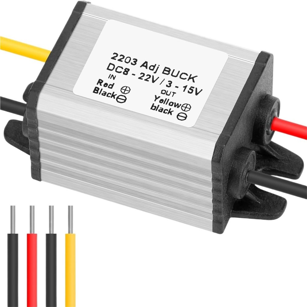 1pcs DC 8-35V to DC 3-15V Buck Converter DC18V20V24V to DC 12V 3A Step Down Converter Voltage Regulator Power Supply Buck