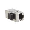 JIANGSHU 2PCS RJ45 Keystone Jack Cat6 Shielded Modular Coupler with Latch 8P8C Connectors Ethernet LAN Network Cable Extender Adapter(Silver_5PCS) view 4