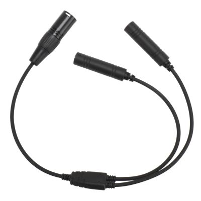 Yosoo Health Gear GA Twin Plug to XLR Headset Adapter, Professional Aviation Headset Adapter GA to 5 Pin XLR Connector