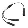 Yosoo Health Gear GA Twin Plug to XLR Headset Adapter, Professional Aviation Headset Adapter GA to 5 Pin XLR Connector view 4
