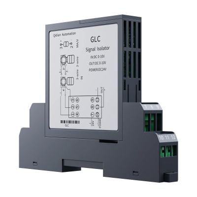 1PCS Active Signal Isolator Splitter 0-10v Galvanic Signal Isolator 4-20ma Industry Multifunctional analog signal isolator converter(1 input 2 output,0-10MA INPUT_DC24V POWER SUPPLY_0-20MA OUT)