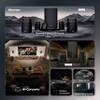 Hisense HT Saturn 4.1.2Ch Sound Bar with Wireless Subwoofer, Dolby Atmos, DTS:X, Bluetooth 5.3, EzPlay, 4K HDMI Pass Through, Roku TV Ready, HDMI/AUX/ARC/Optical/USB, 5 EQ Modes, Hi Concerto view 3