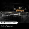 Hisense HT Saturn 4.1.2Ch Sound Bar with Wireless Subwoofer, Dolby Atmos, DTS:X, Bluetooth 5.3, EzPlay, 4K HDMI Pass Through, Roku TV Ready, HDMI/AUX/ARC/Optical/USB, 5 EQ Modes, Hi Concerto view 4